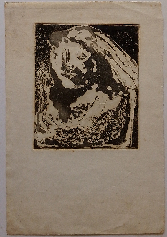 sem título, s/d. Gravura em metal sobre papel 15 x 12 cm