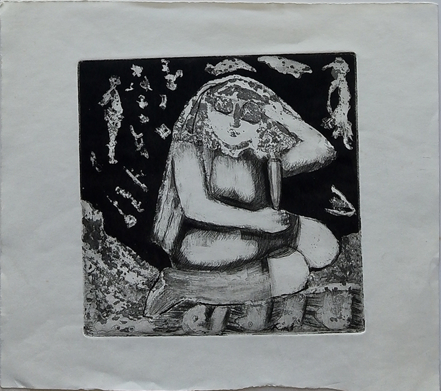 sem título, s/d. Gravura em metal sobre papel 19 x 19 cm