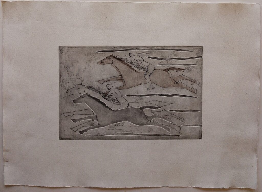 sem título, s/d. Gravura em metal sobre papel 20 x 30 cm