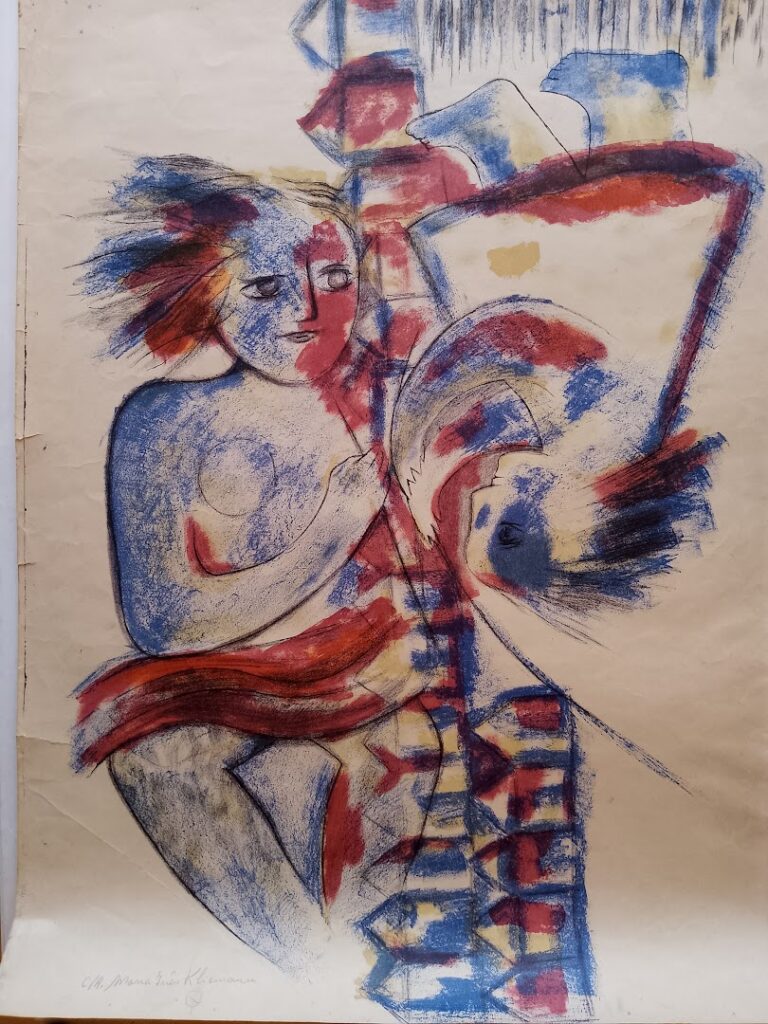 sem título, s/d. Litografia sobre papel 76 x 56 cm