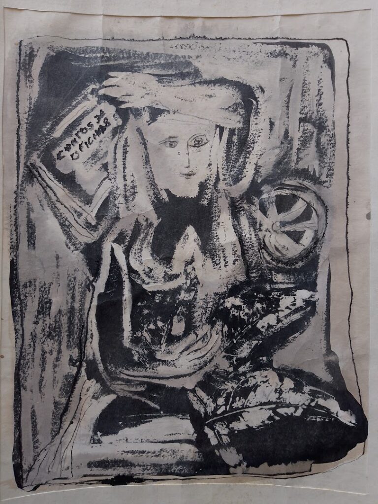 sem título, s/d. Nanquim e aguada sobre papel 39 x 29 cm