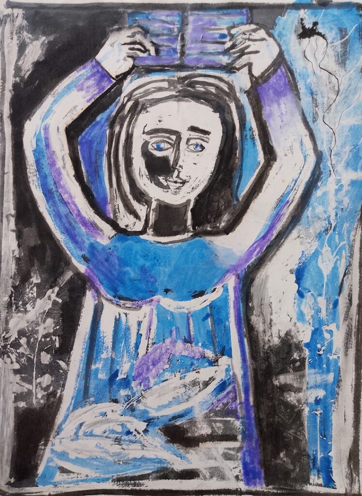 sem título, s/d. Nanquim e aguada sobre papel 42 x 31 cm