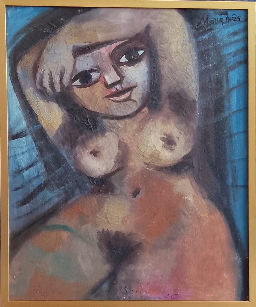 sem título , s/d. Óleo sobre tela 50 x 40 cm