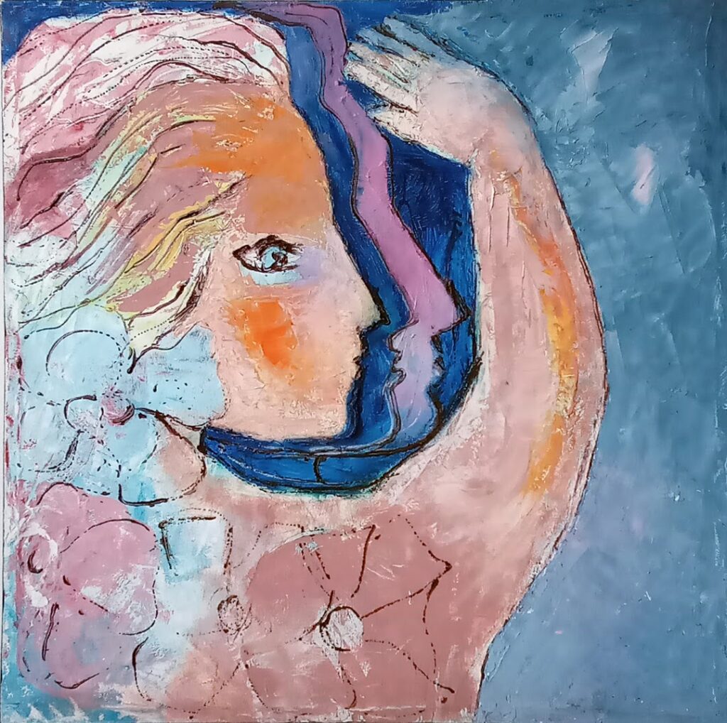 sem título, s/d. Óleo sobre tela 50 x 50 cm