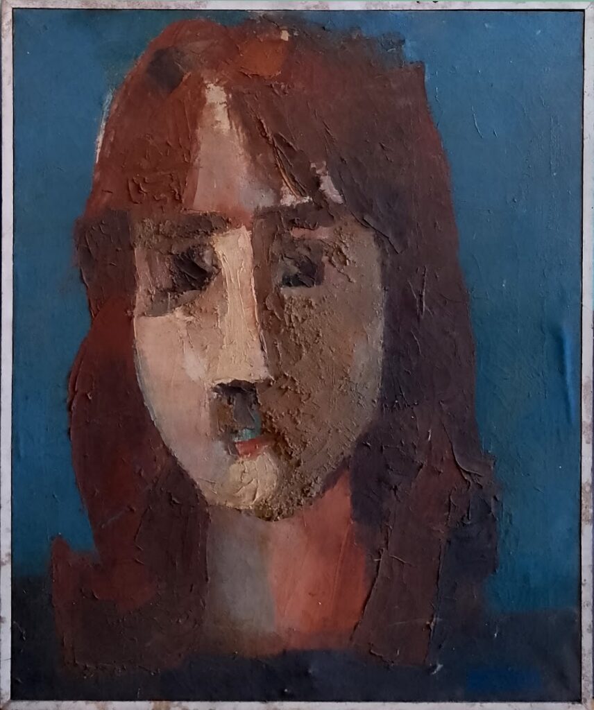 sem título , s/d. Óleo sobre tela 55 x 45 cm