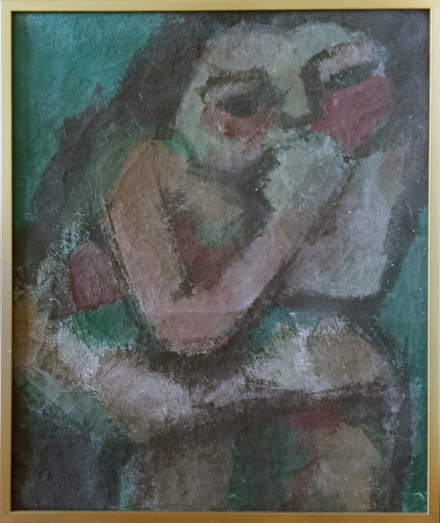 sem título, s/d. Óleo sobre tela 58 x 48 cm