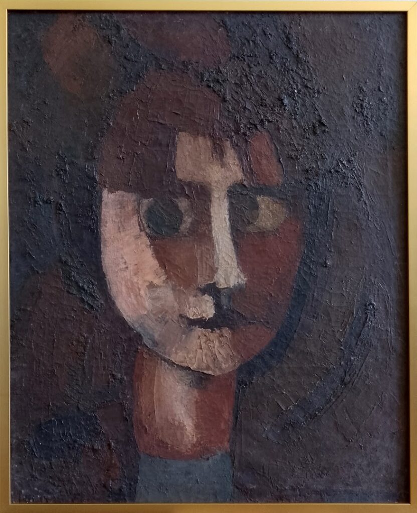 sem título , s/d. Óleo sobre tela 58 x 50 cm