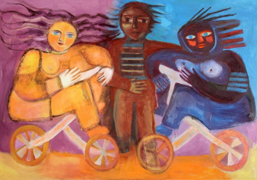 sem título, s/d. Acrílica sobre tela 120 x 180 cm