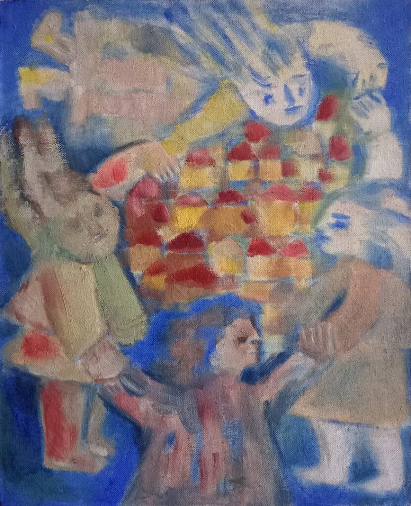 Ciranda, s/d. Óleo sobre tela 41 x 33 cm