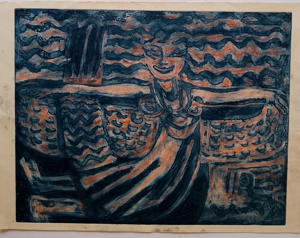 Iemanjá, 1974 Série Meninas Gravura em metal água tinta, água forte sobre papel 35 x 44,5 cm Tiragem de 20