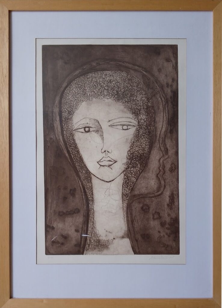 Princesa Moura, 2003 Série Simões Lopes Neto Gravura em metal sobre papel 59 x 39 cm