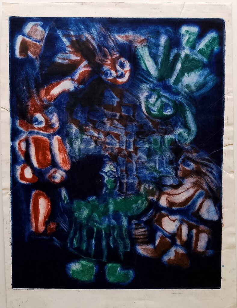 Ciranda, s/d. Gravura em metal sobre papel 50 x 38 cm