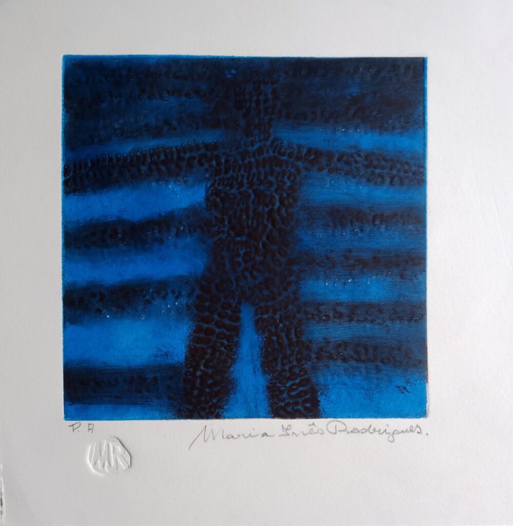 sem título, s/d. Série Face a Face Gravura em metal e relevos sobre papel 20 x 20 cm