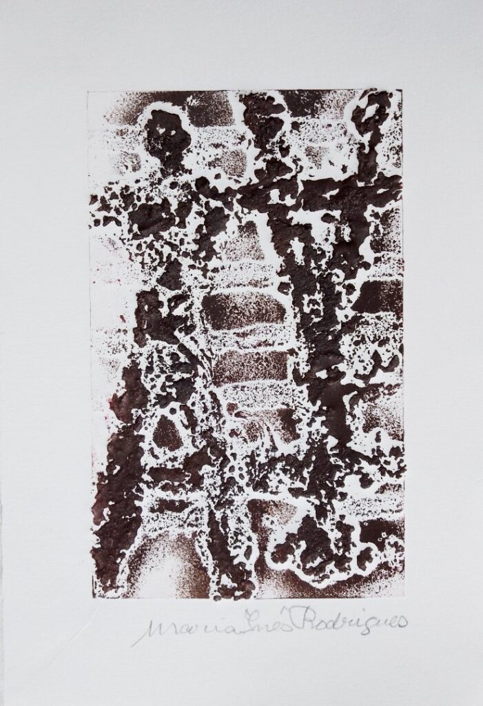 sem título, s/d. Série Face a Face Gravura em metal sobre papel 19 x 12 cm